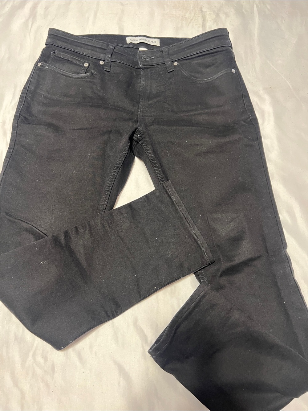 Calvin Klein Jeans Men's Slim Black Denim